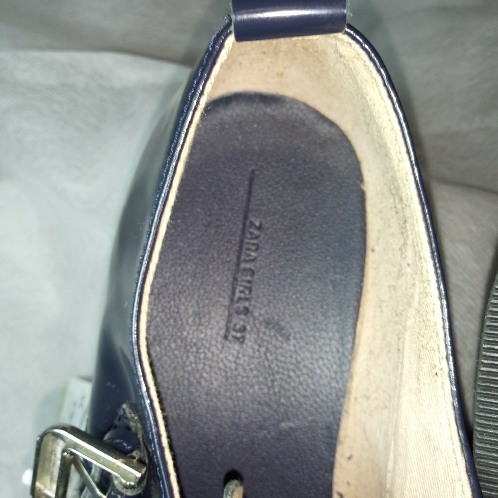 ZARA BRAND SHOES DARK BLUE COLOR - Picture 5 of 8